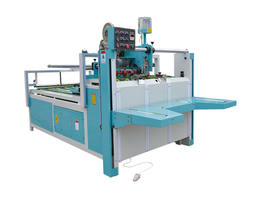 Encoladora de cajas semiautom&aacute;tica