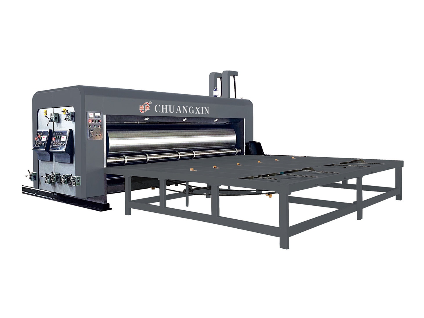 Halbautomatische Tintendruck-Schlitzmaschine