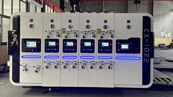 Hoge snelheid kartonafdrukken Stekenmachine Detail.jpg